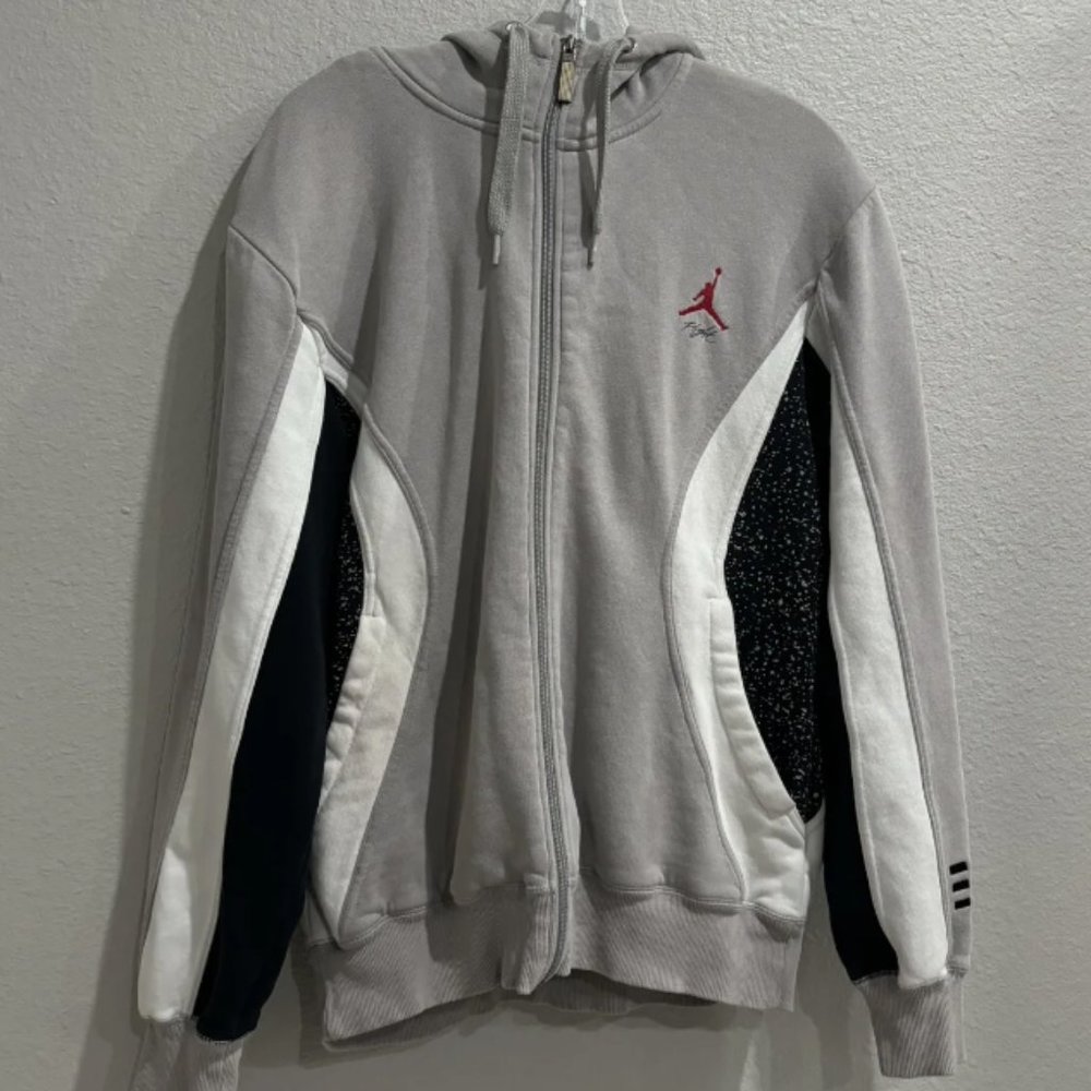 Nike Air Jordan Flight Jumpman Mens M Full Zip Hoodie Retro
